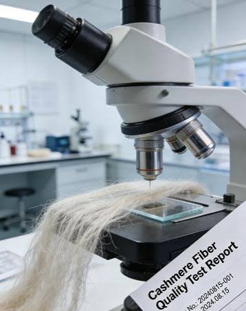 how to test pashmina fiber purity
