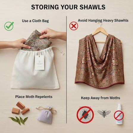 How to Protect Cashmere Shawls from Moths