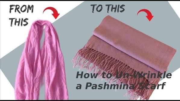 can you iron a pashmina shawl