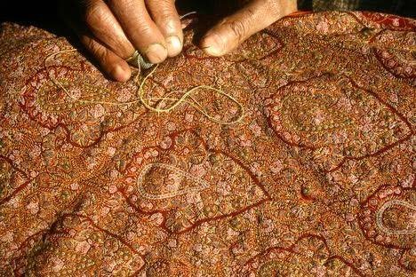 how is kashmiri pashmina made step by step
